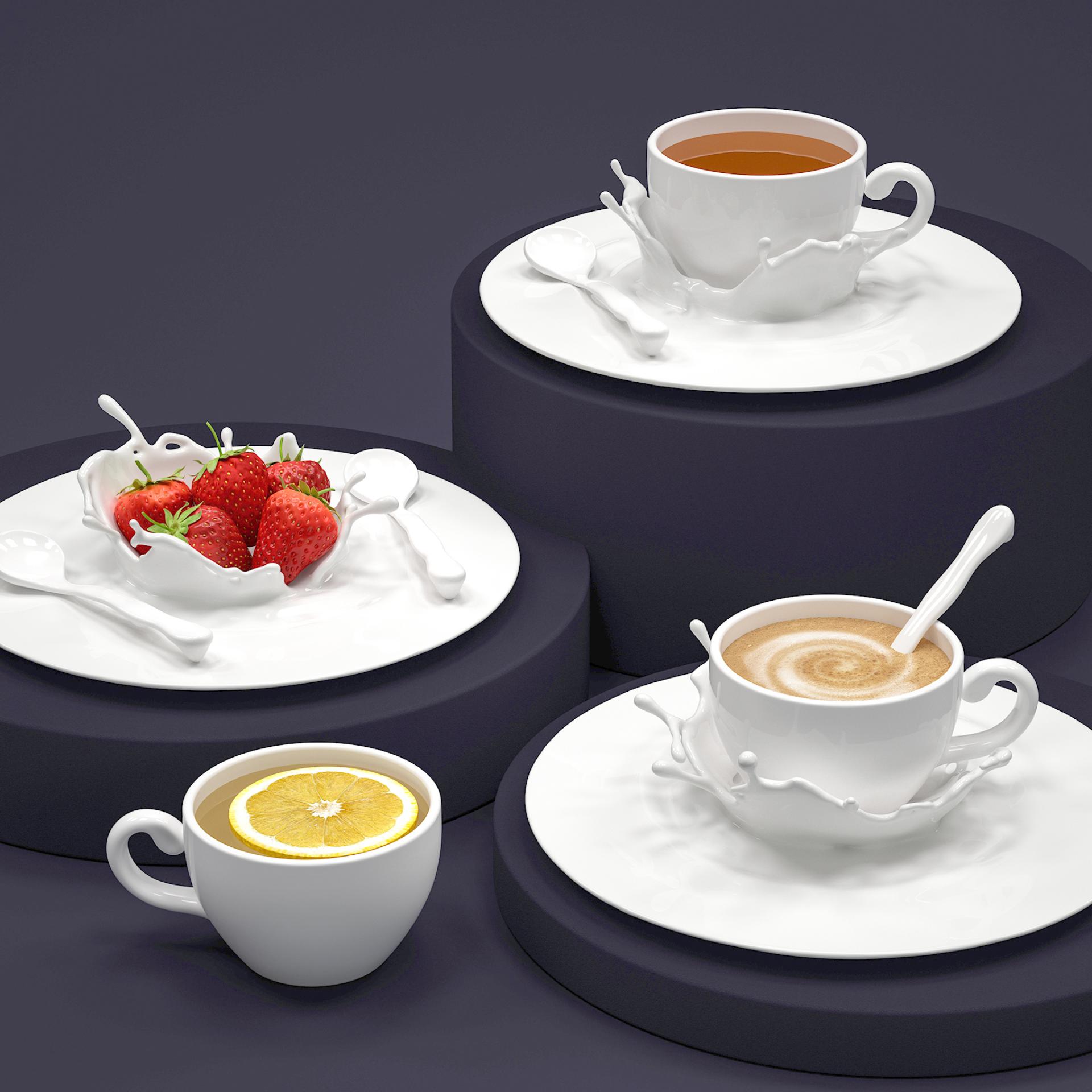 London Design Awards Winner - Splashy Cup and Saucer Sets