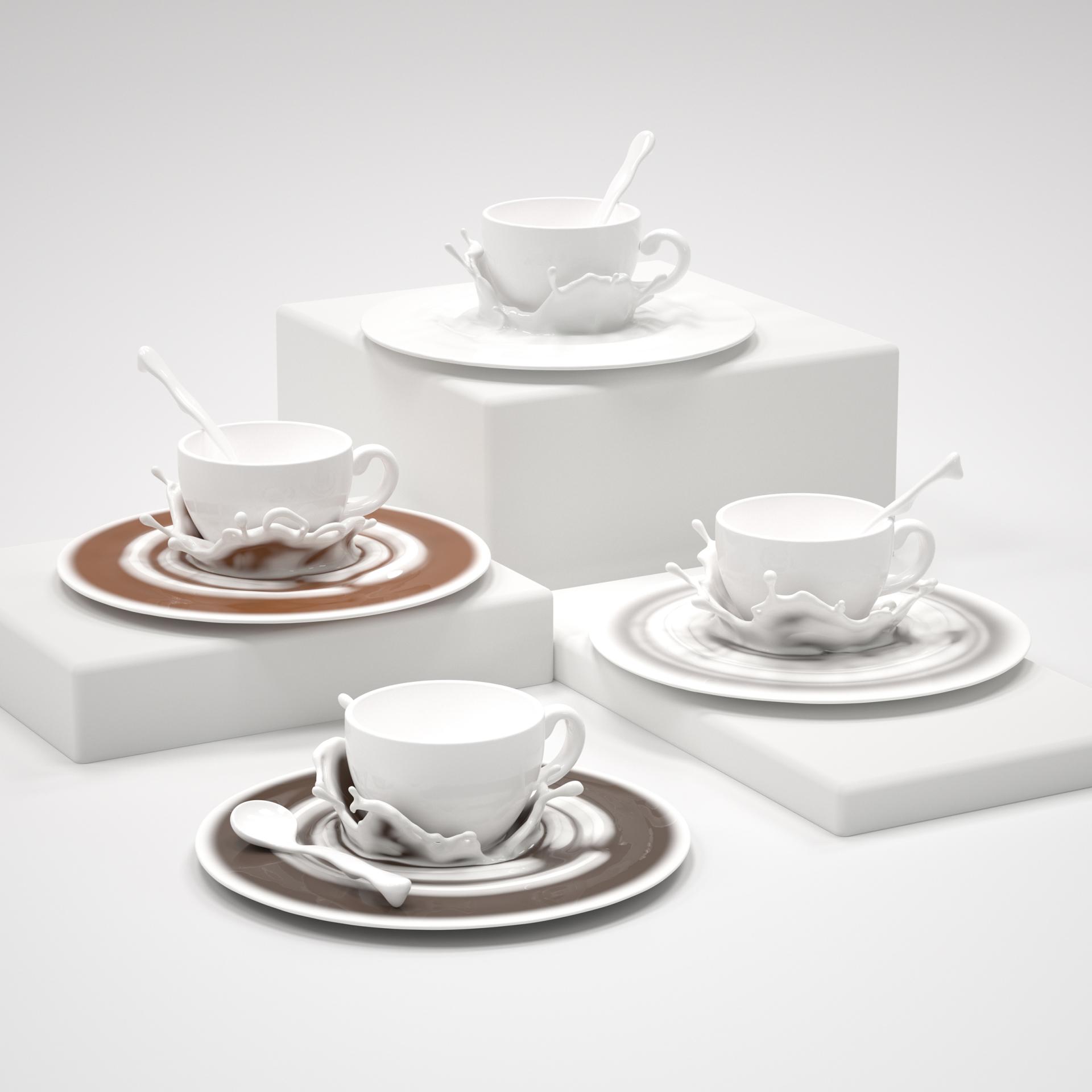 London Design Awards Winner - Splashy Cup and Saucer Sets