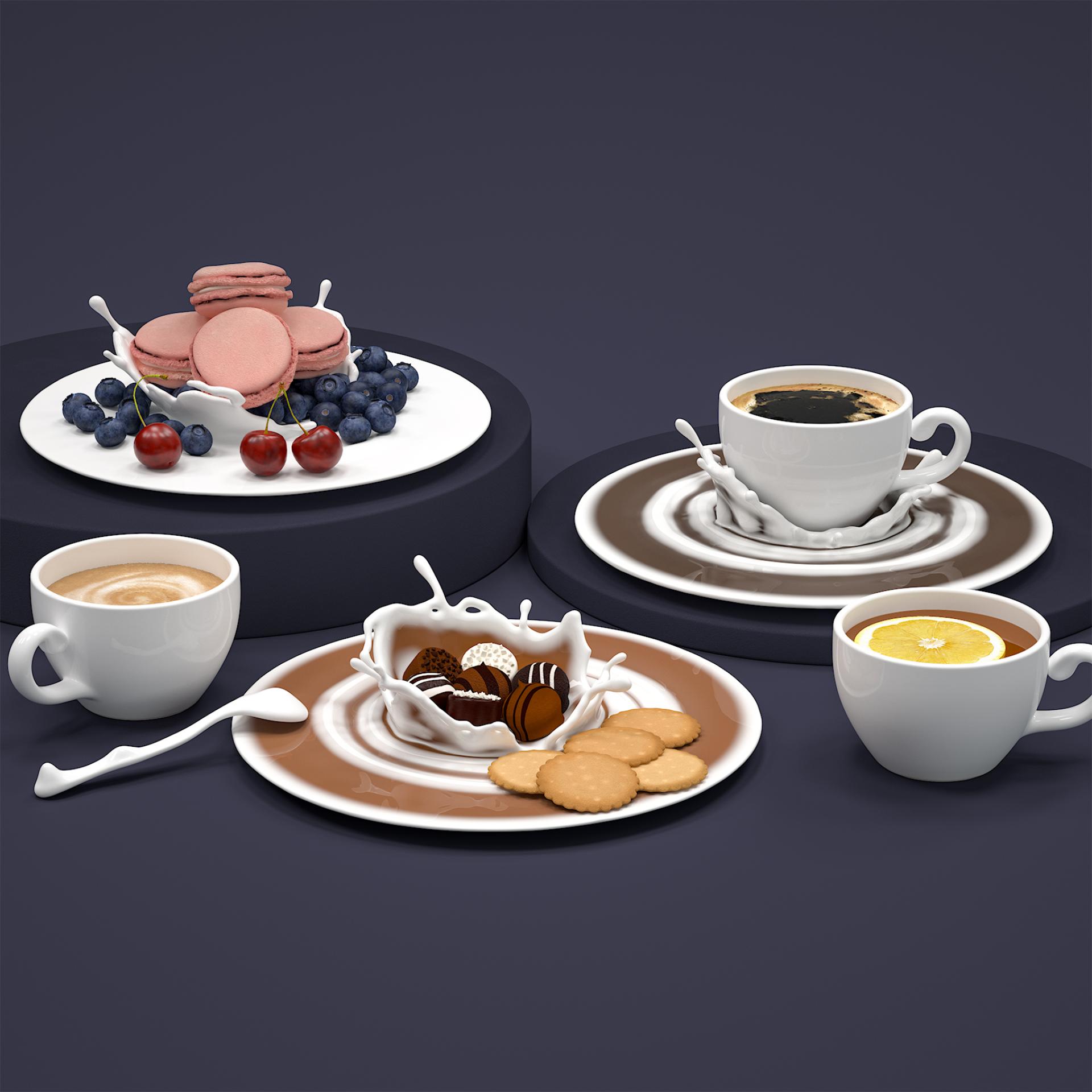 London Design Awards Winner - Splashy Cup and Saucer Sets