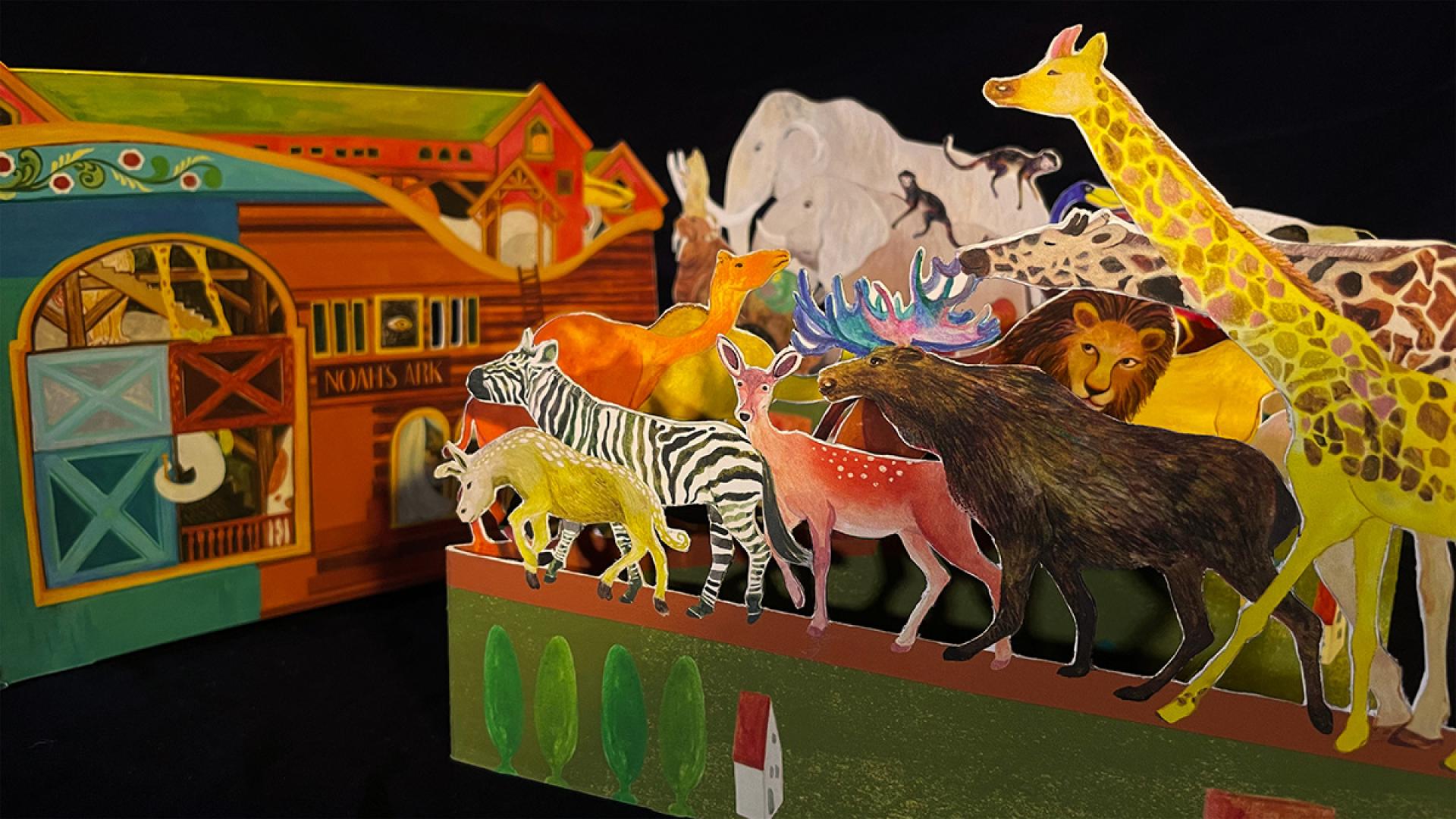 London Design Awards Winner - Noah's Ark: Merchandise for Pollock's Toy Museum gift shop