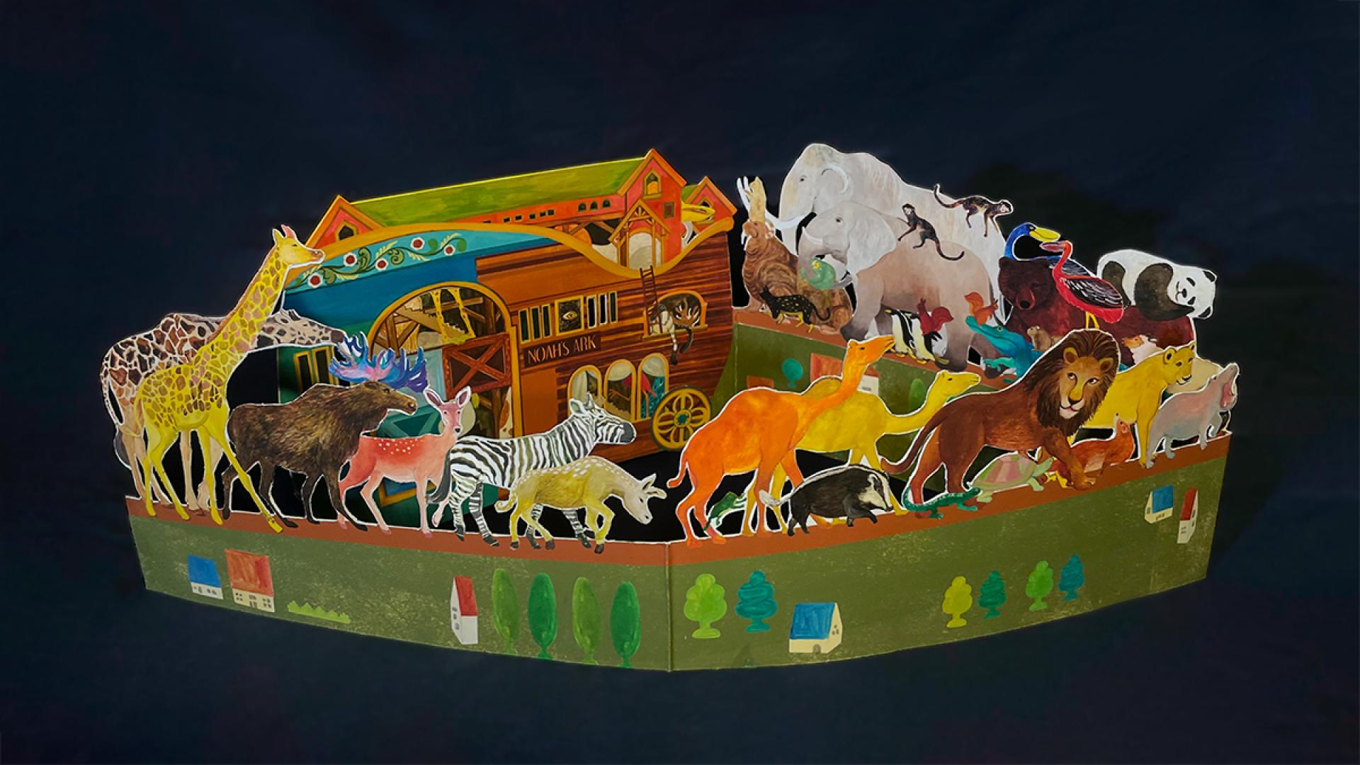 London Design Awards Winner - Noah's Ark: Merchandise for Pollock's Toy Museum gift shop
