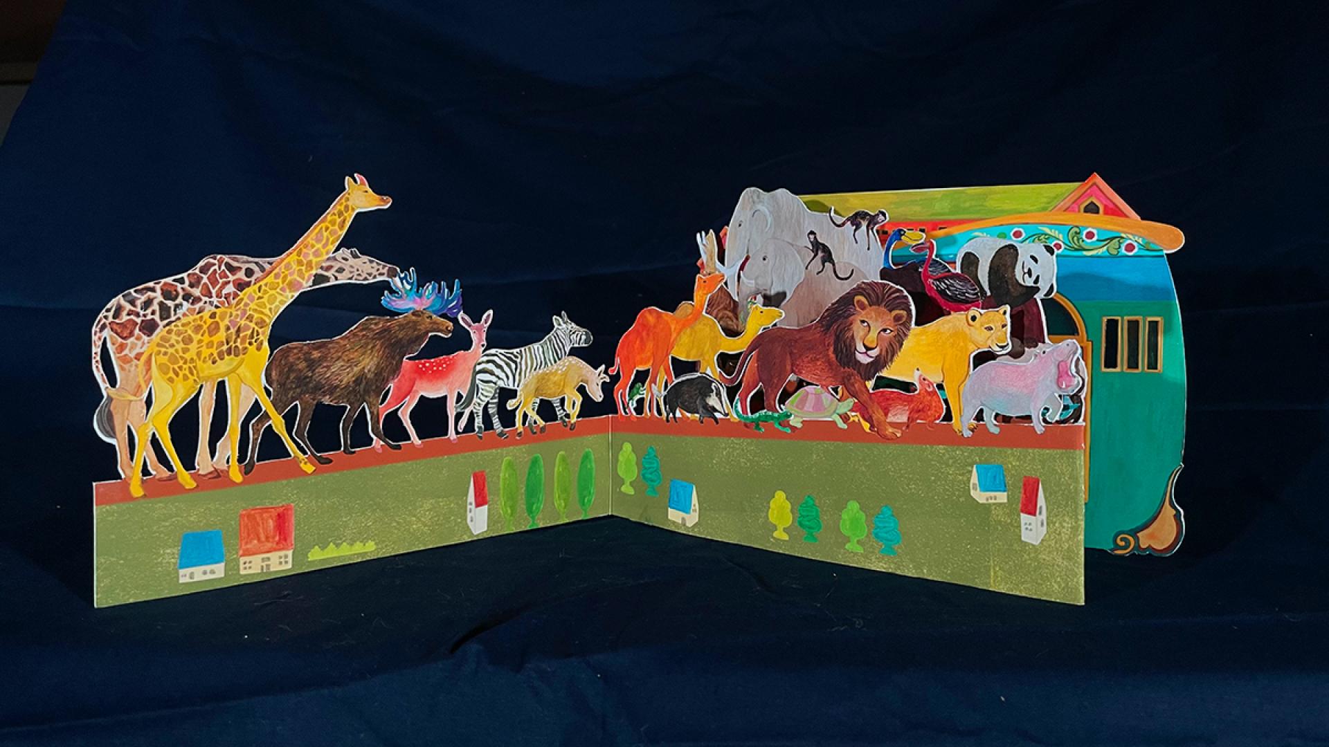 London Design Awards Winner - Noah's Ark: Merchandise for Pollock's Toy Museum gift shop