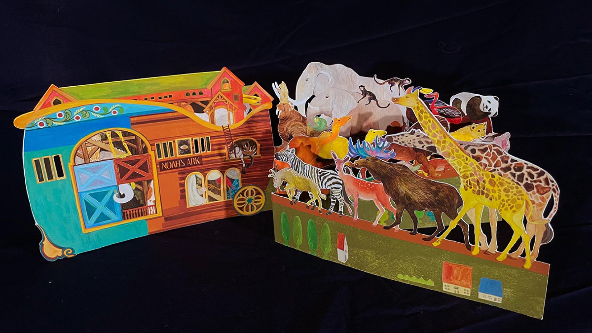 London Design Awards Winner - Noah's Ark: Merchandise for Pollock's Toy Museum gift shop