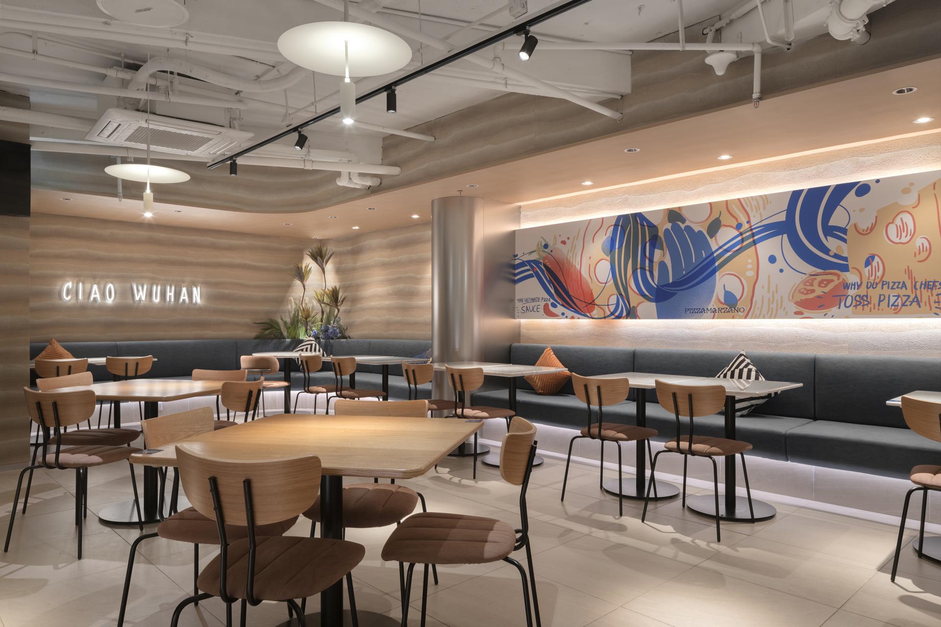 London Design Awards Winner - Pizza Marzano Wuhan