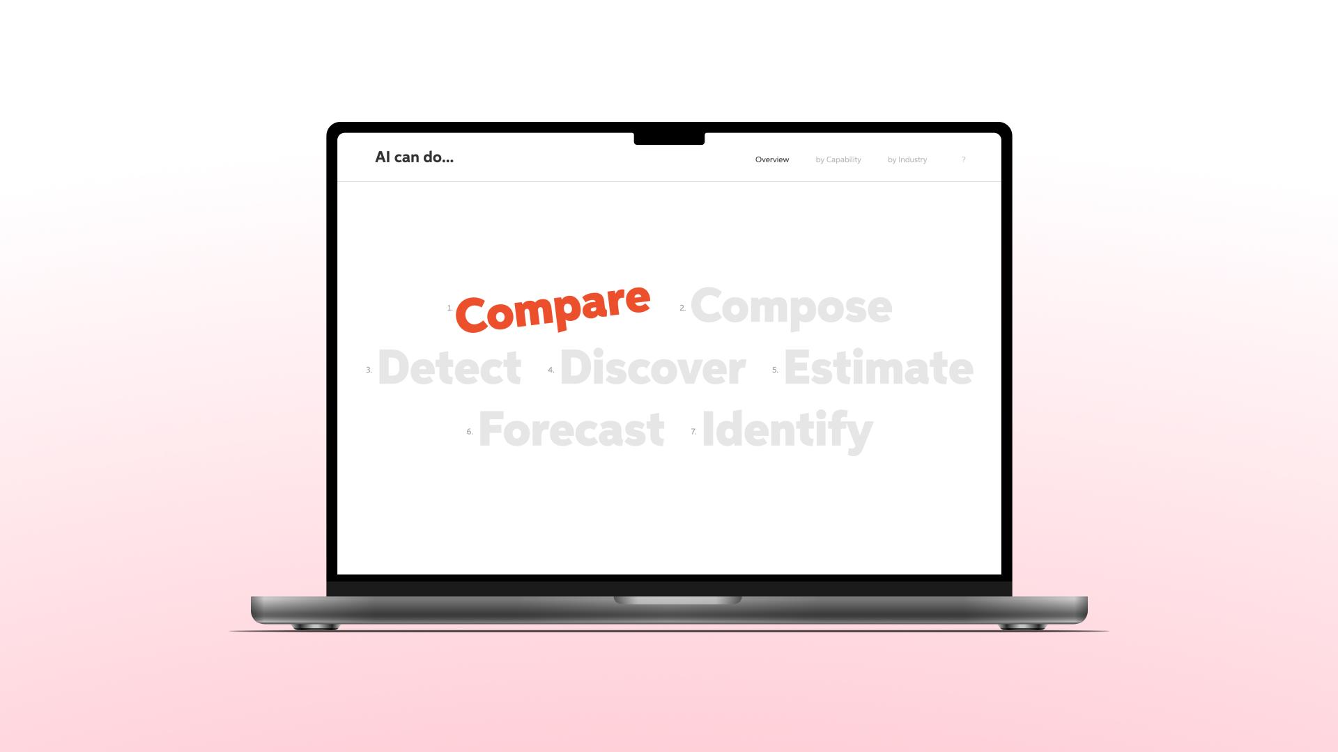London Design Awards Winner - AI Taxonomy Website