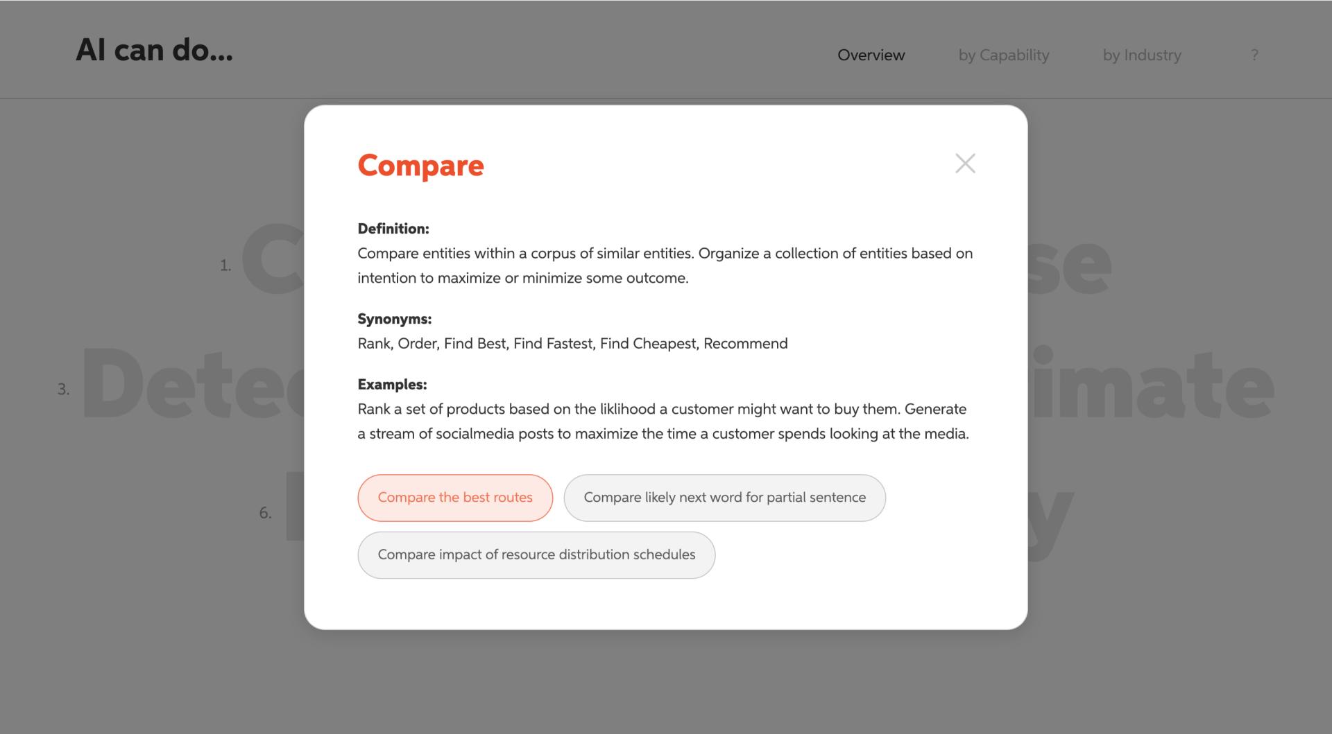 London Design Awards Winner - AI Taxonomy Website