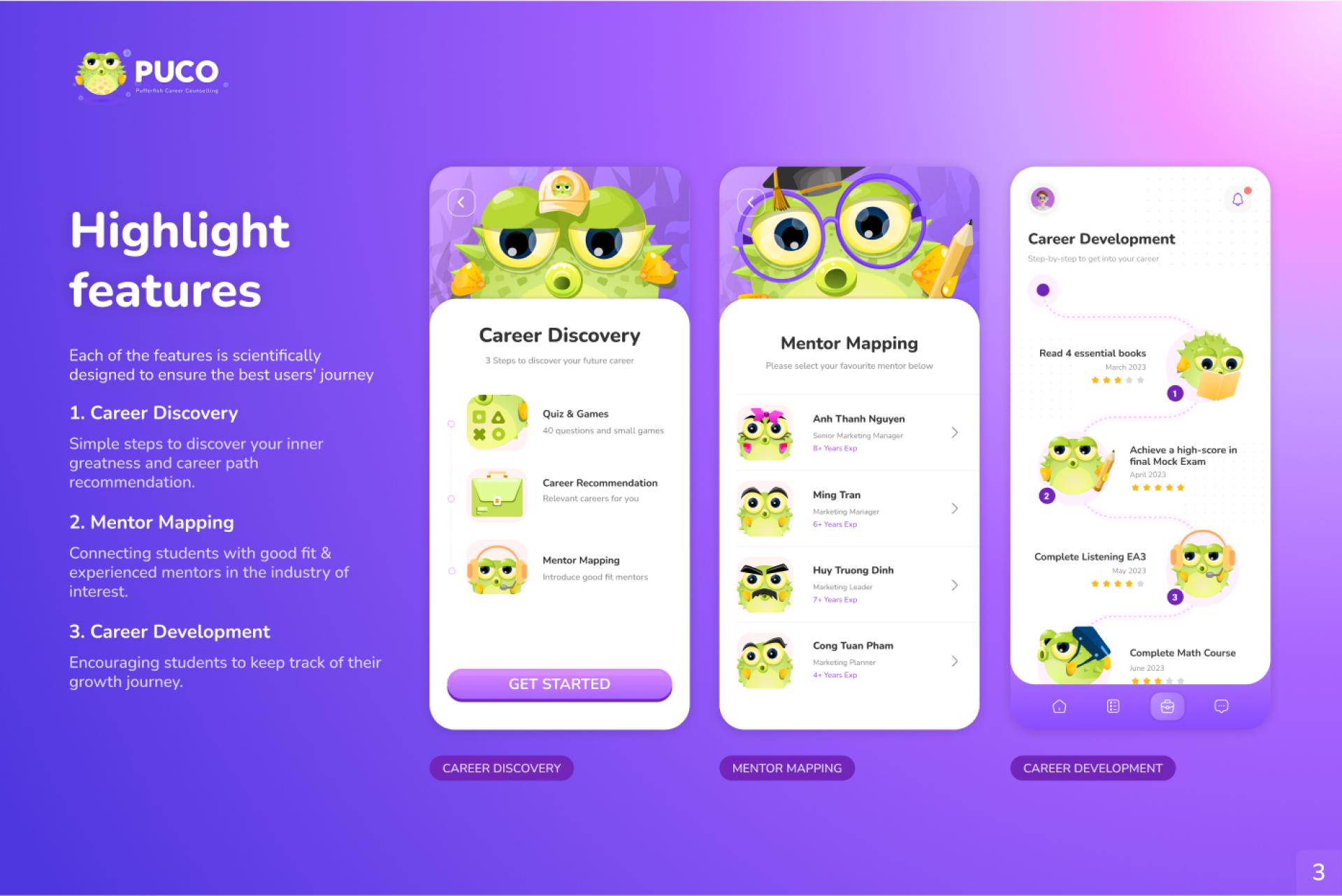 London Design Awards Winner - PUCO - Pufferfish Career Counselling