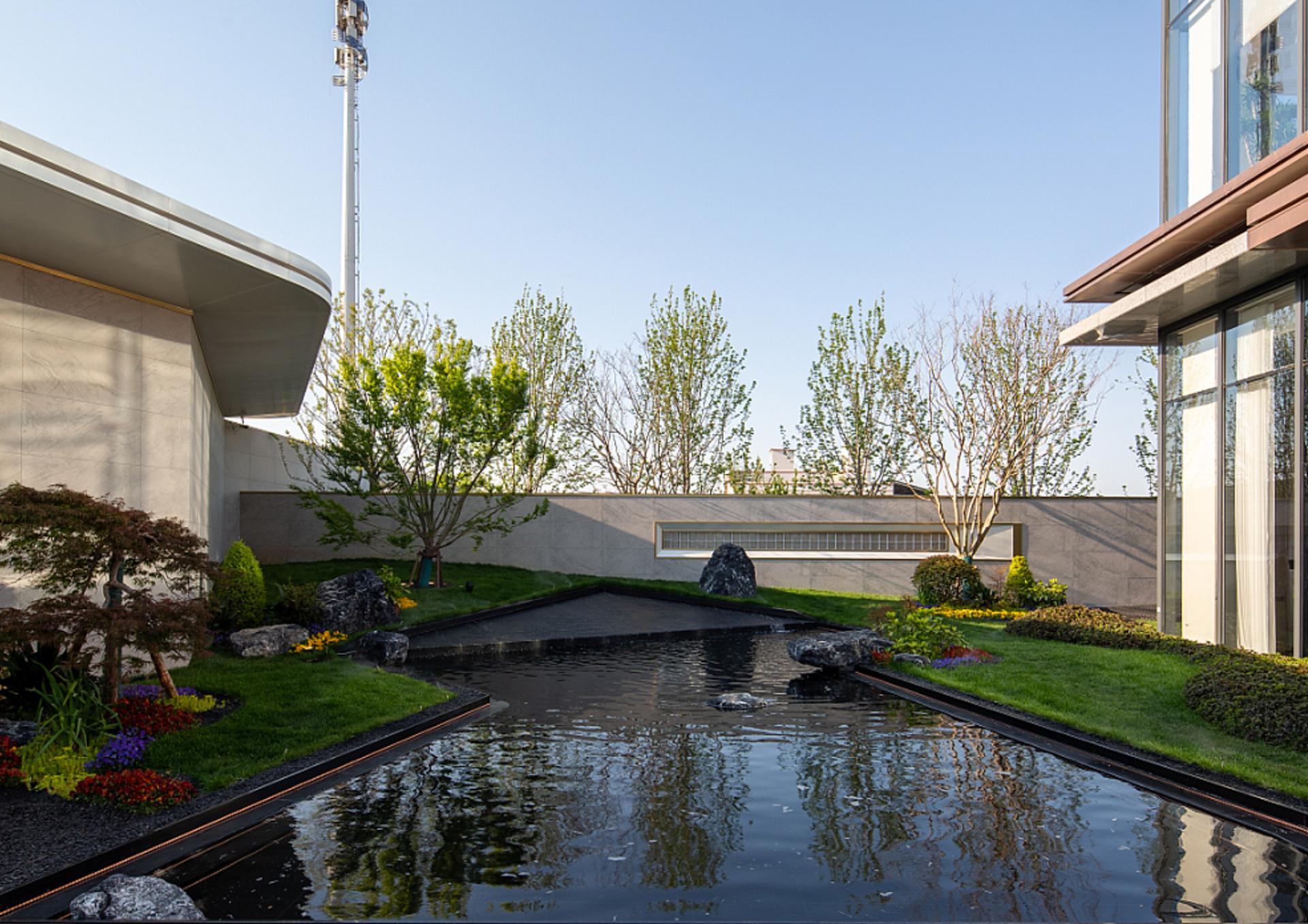 London Design Awards Winner - North shore Green Lawn City Demonstration Area landscape