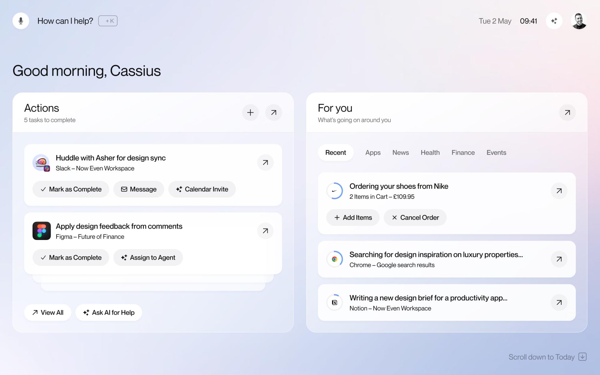 London Design Awards Winner - AdaptiveOS: Redefining AI Interactions 