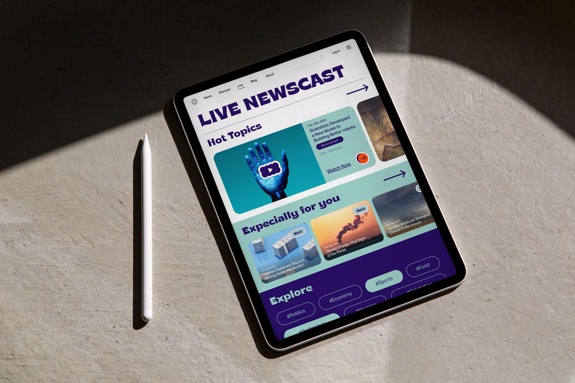 London Design Awards Winner - New News Branding
