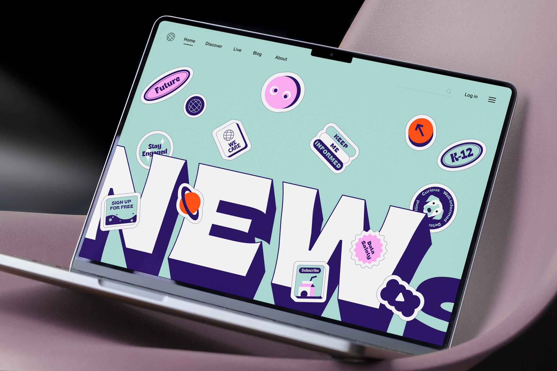 London Design Awards Winner - New News Branding
