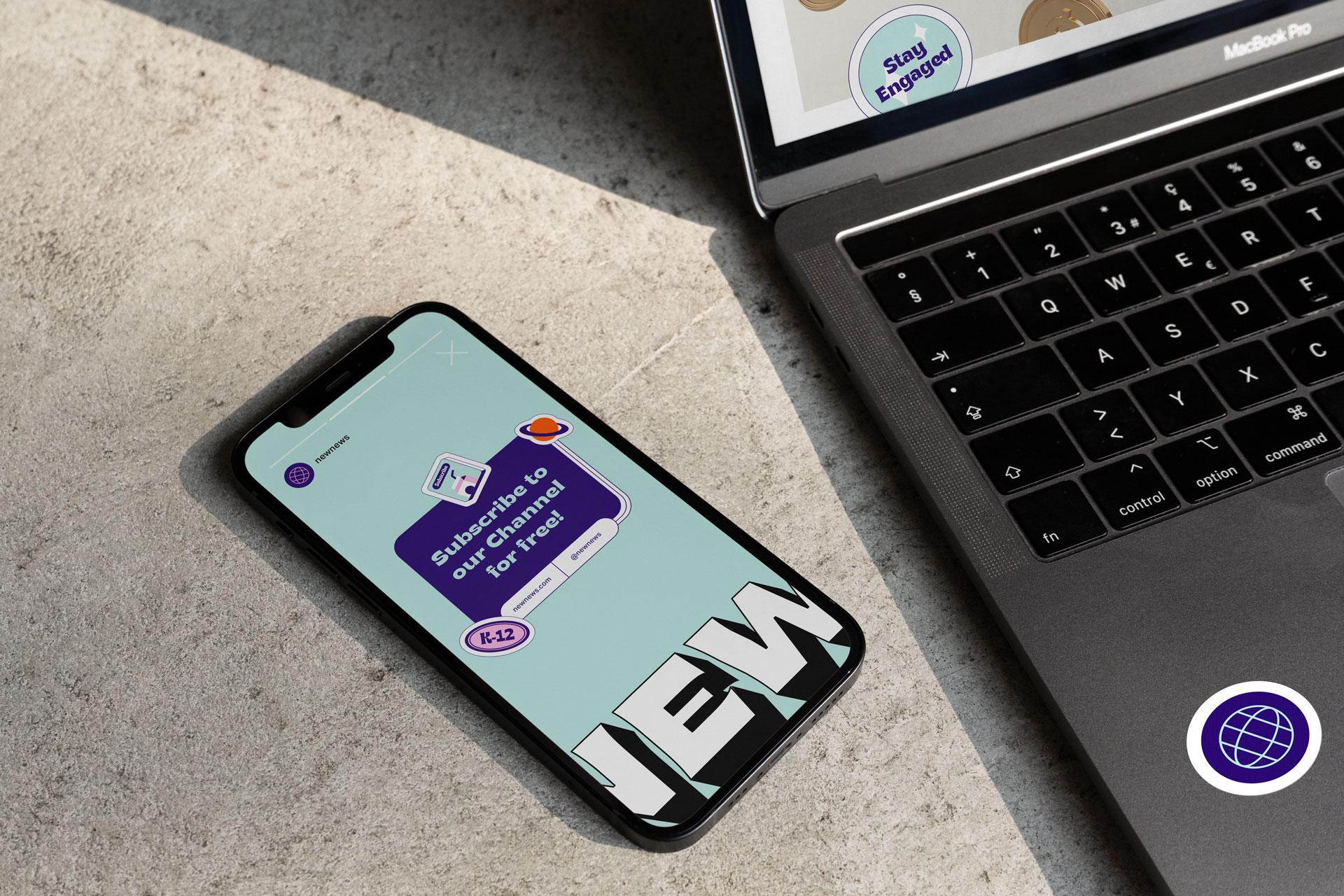 London Design Awards Winner - New News Branding
