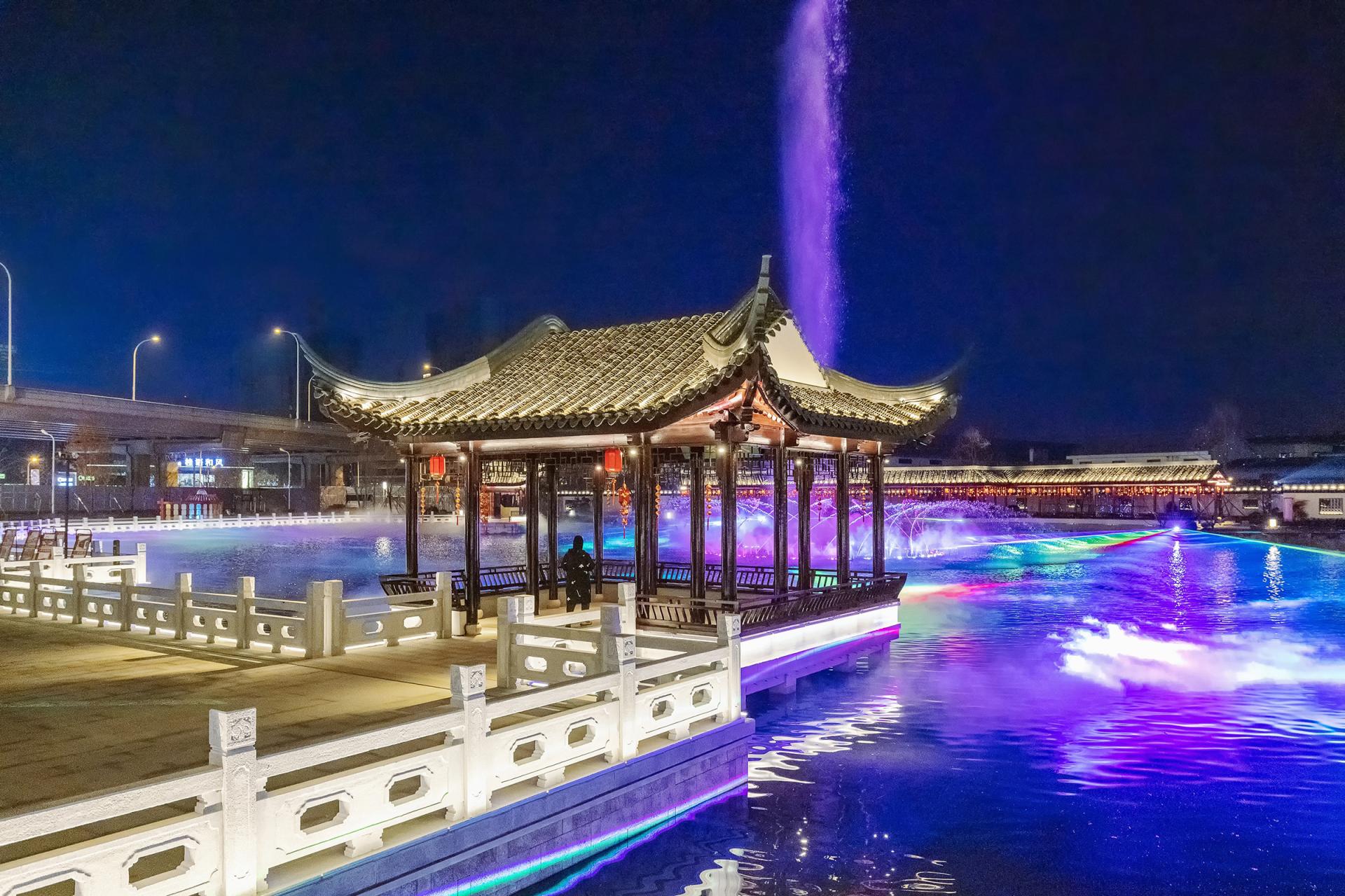 London Design Awards Winner - Nightscape Lighting Design of Wu Cultural Park