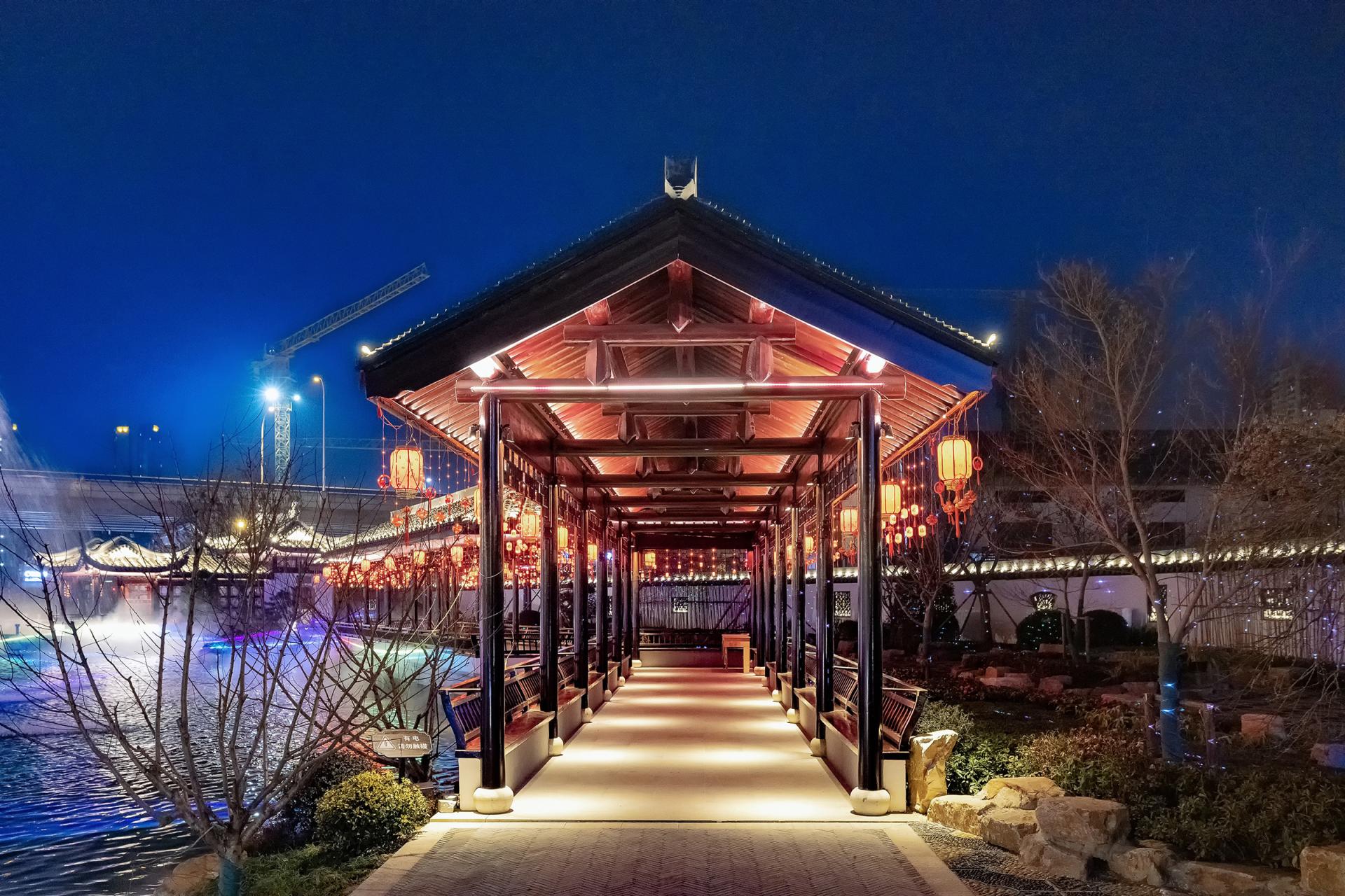 London Design Awards Winner - Nightscape Lighting Design of Wu Cultural Park