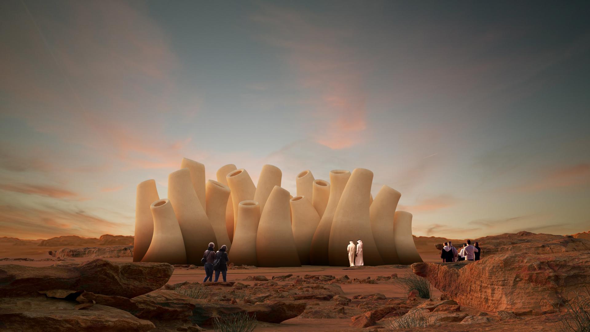 London Design Awards Winner -  HEGRA VISITORS CENTER
