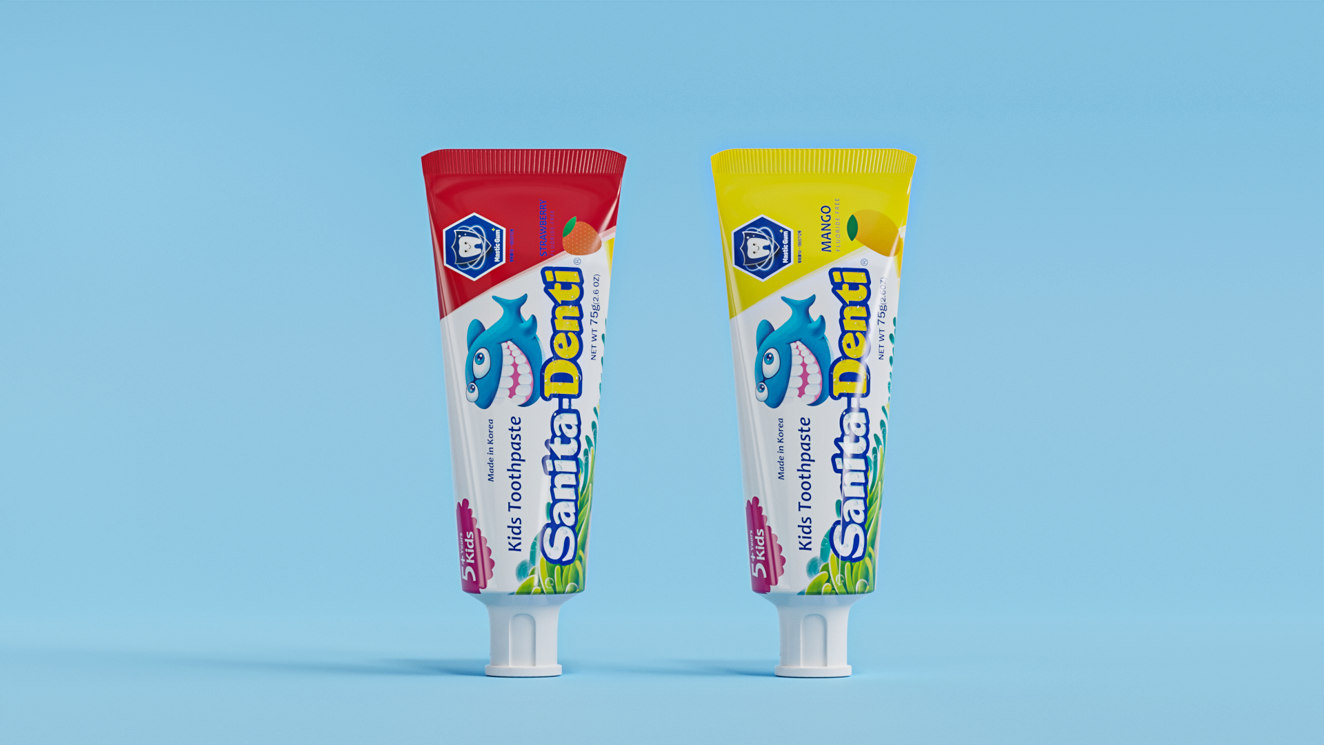 London Design Awards Winner - Sanita-Denti Baby Toothpaste Series