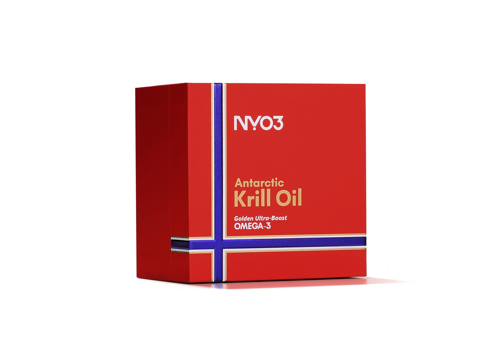 London Design Awards Winner - NYO3 Antarctic Krill Oil Golden Amundsen Edition
