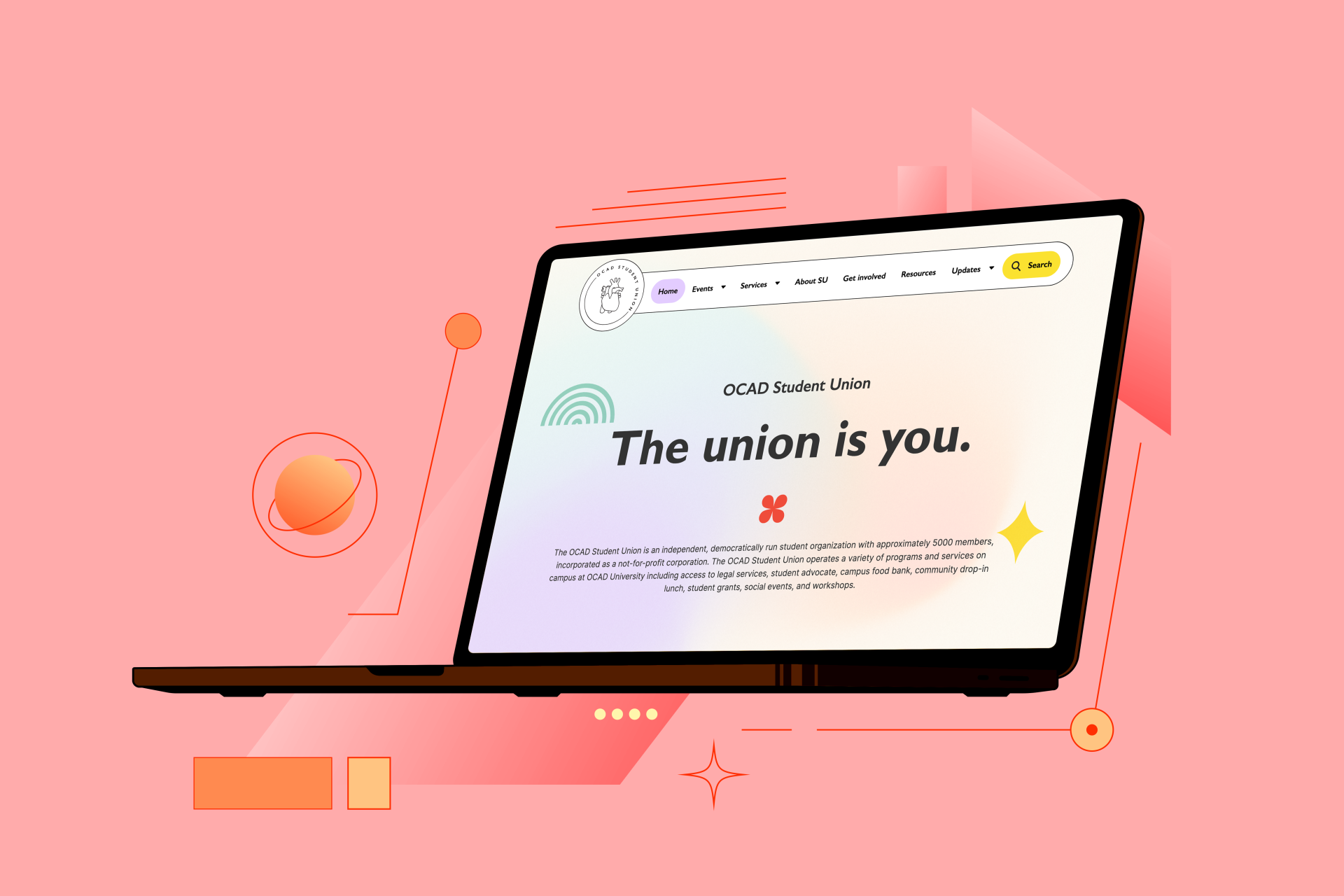 London Design Awards Winner - OCAD University Student Union Website