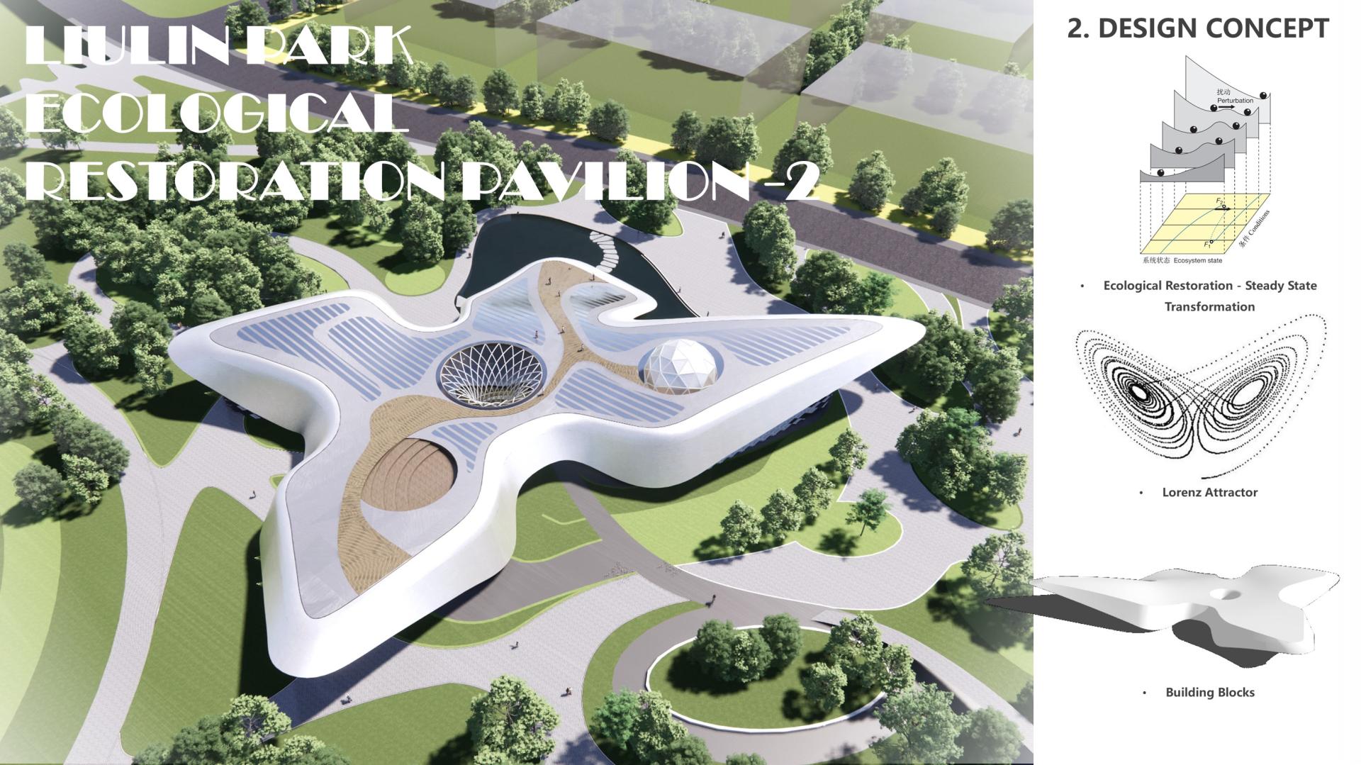 London Design Awards Winner - Liu Lin Park Ecological Restoration Pavilion
