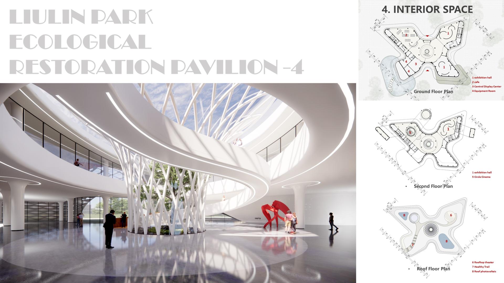 London Design Awards Winner - Liu Lin Park Ecological Restoration Pavilion