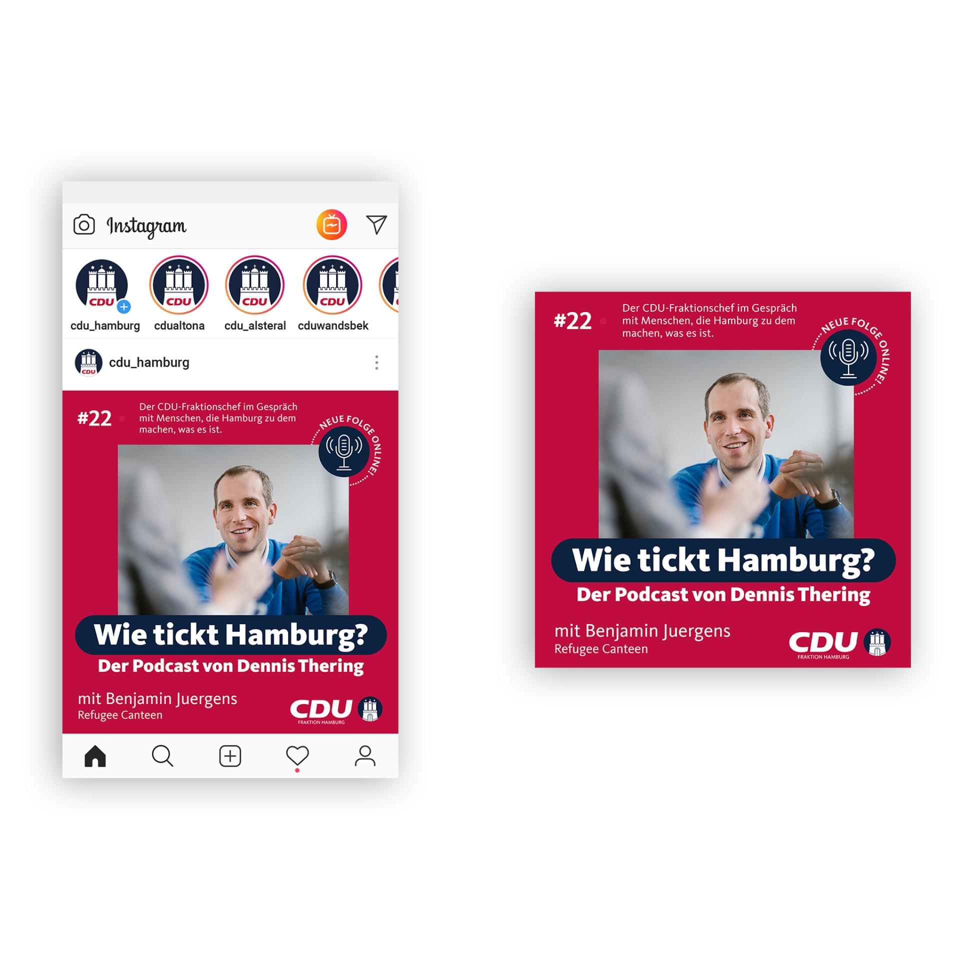 London Design Awards Winner - Branding CDU Hamburg