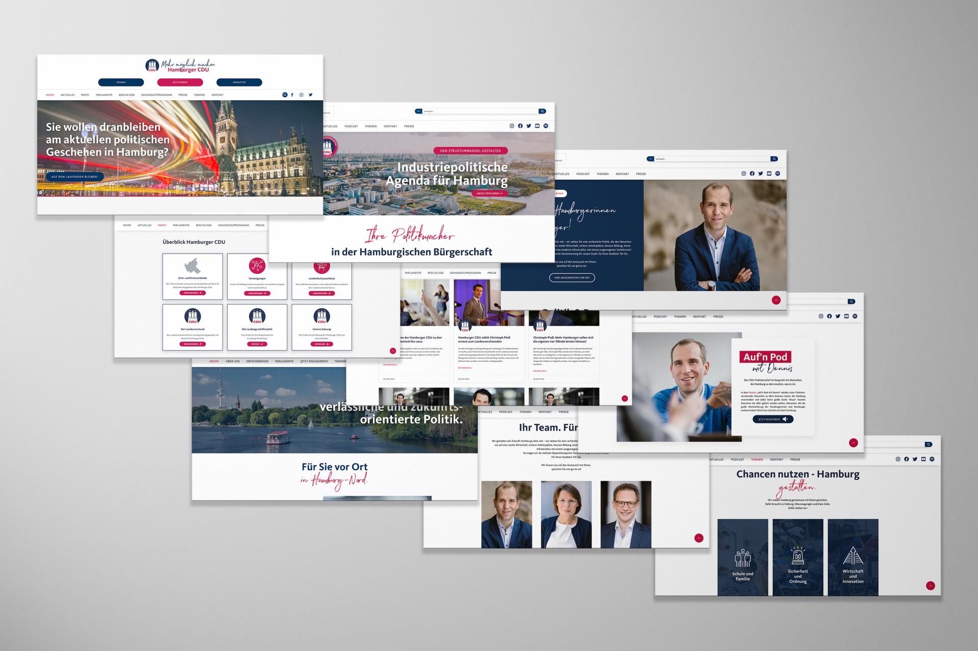 London Design Awards Winner - Branding CDU Hamburg