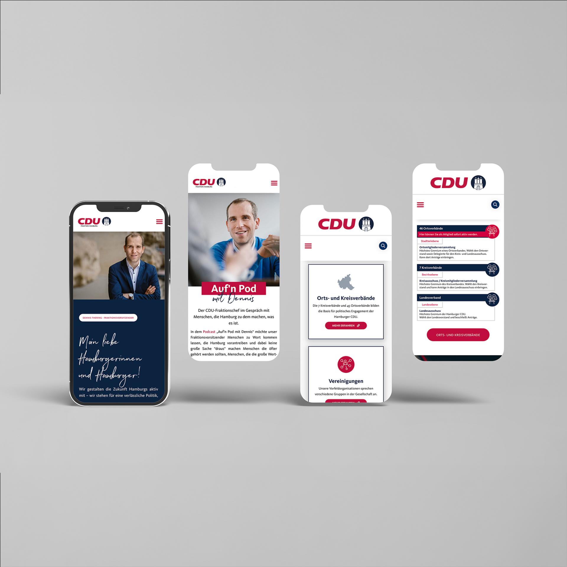 London Design Awards Winner - Branding CDU Hamburg