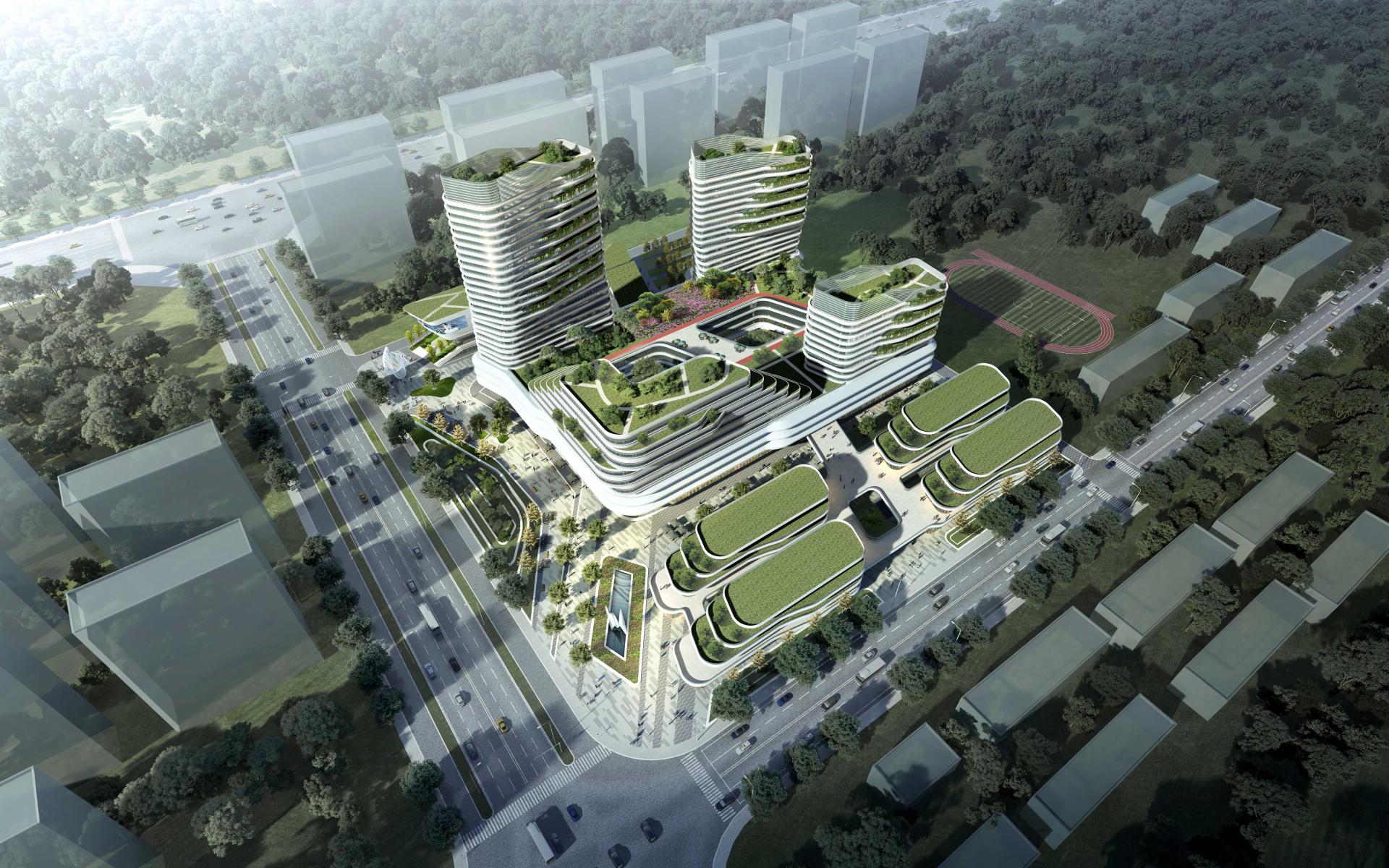 London Design Awards Winner - Weifang International Health and Wellness Complex