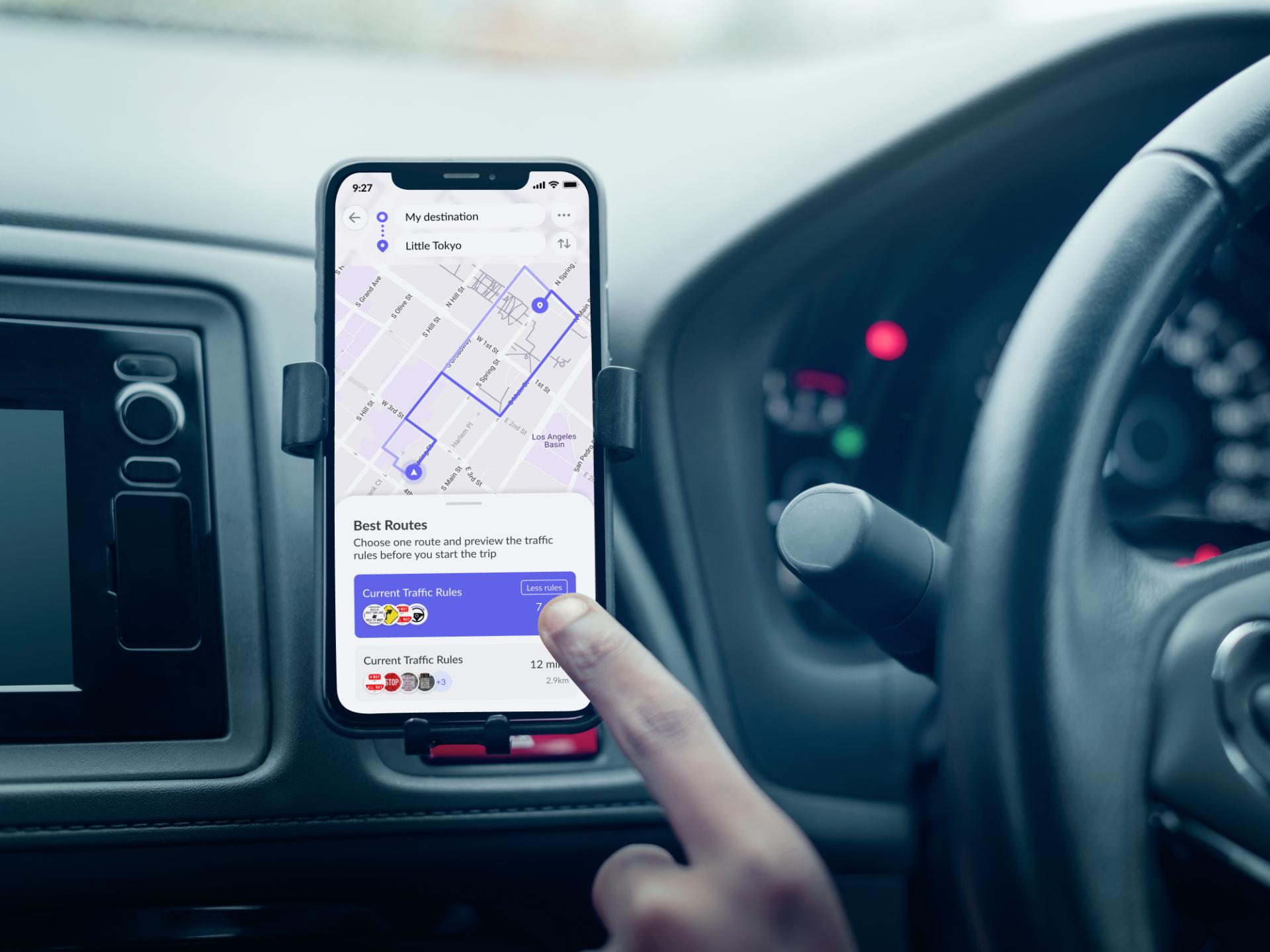 London Design Awards Winner - Way to Drive: Navigating Foreign Roads Safely