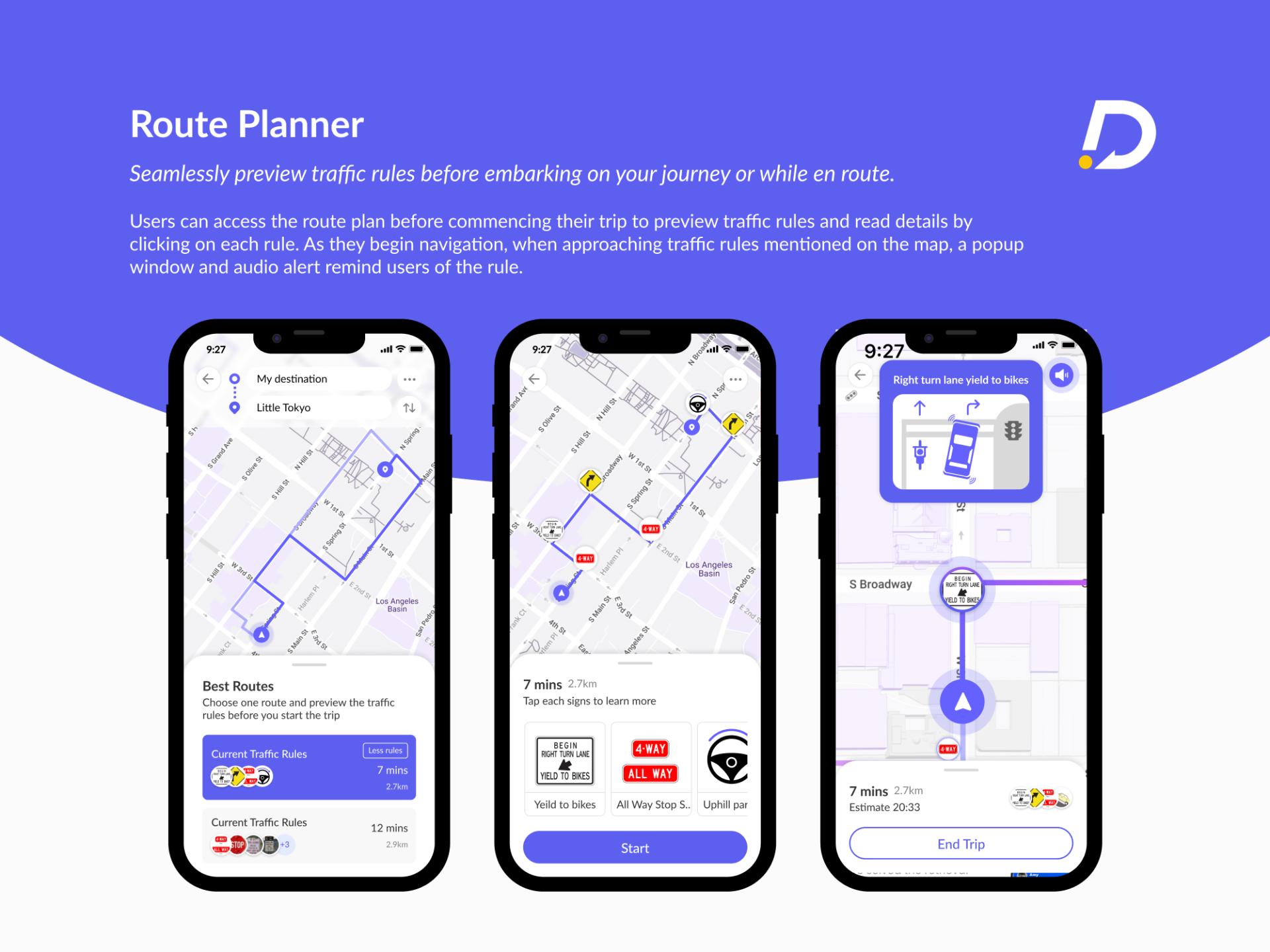 London Design Awards Winner - Way to Drive: Navigating Foreign Roads Safely