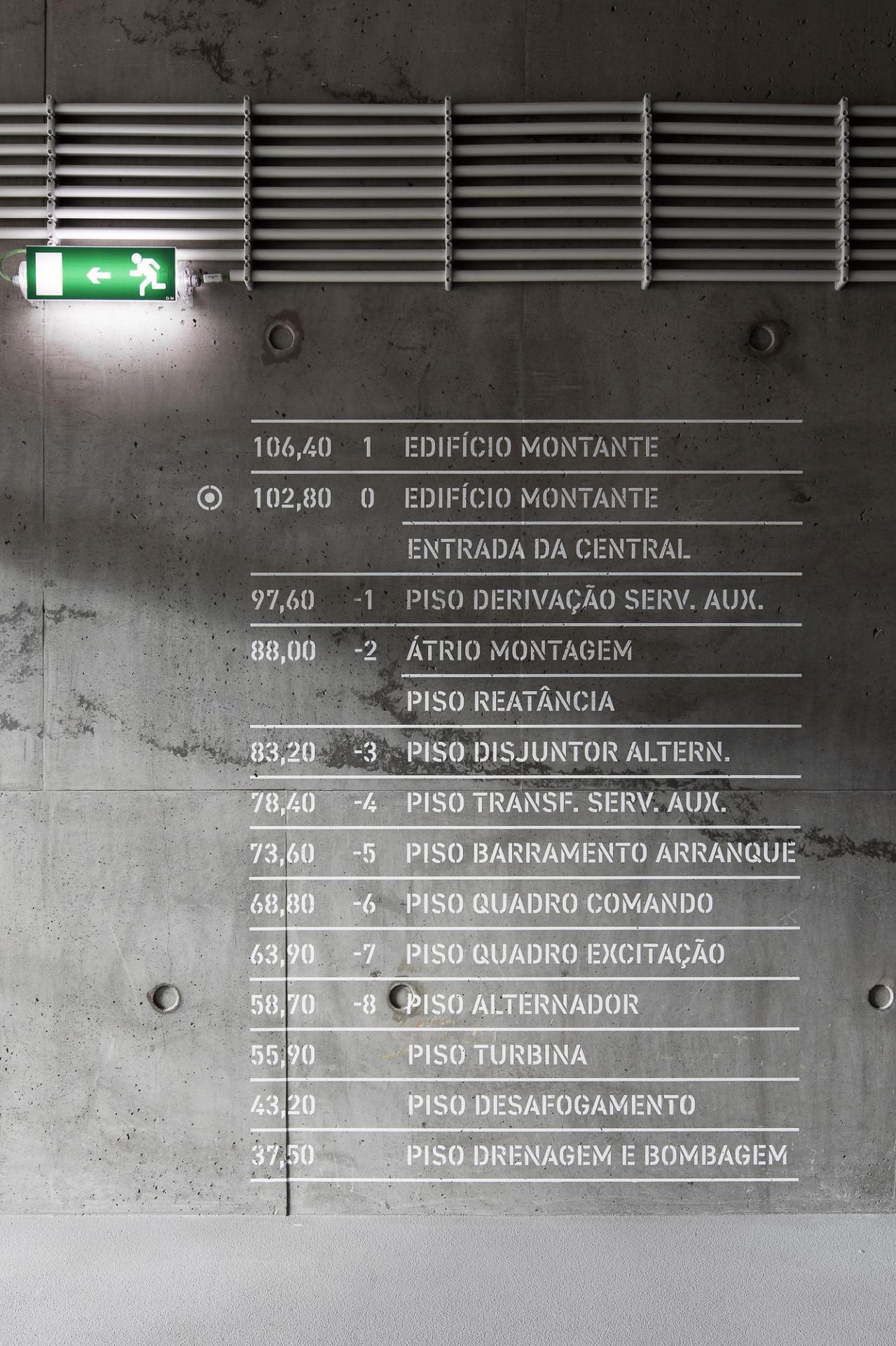 London Design Awards Winner - Signage for Hydroelectric Tua Power Plant