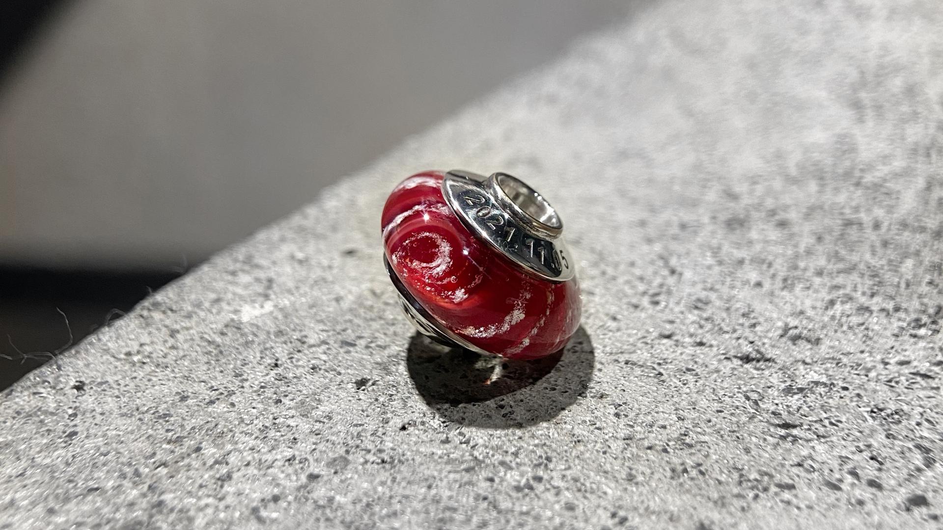 London Design Awards Winner - Nebula glass bead of ash