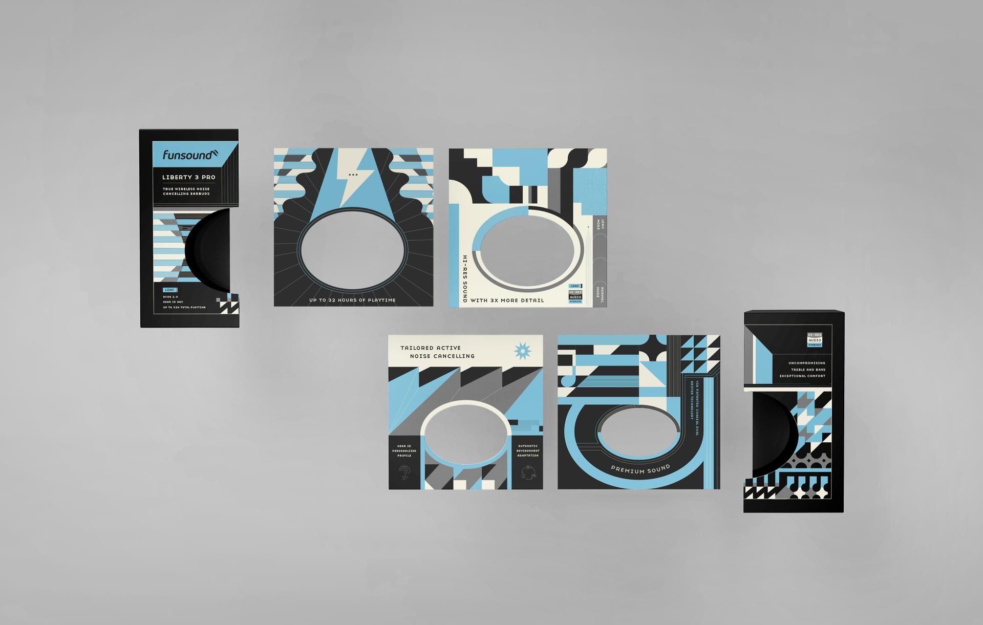 London Design Awards Winner - Funsound Earphone Packaging Design