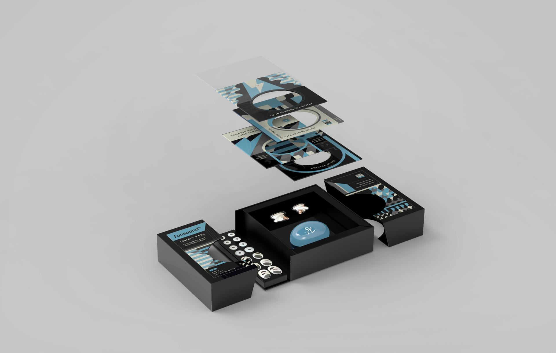 London Design Awards Winner - Funsound Earphone Packaging Design
