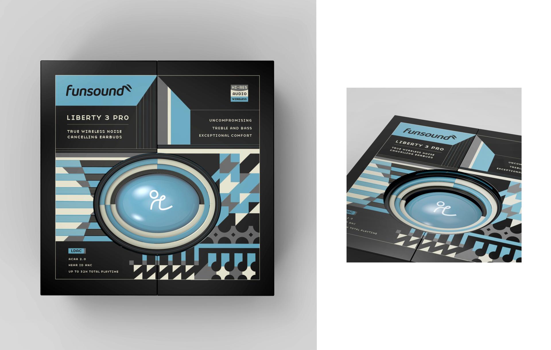 London Design Awards Winner - Funsound Earphone Packaging Design