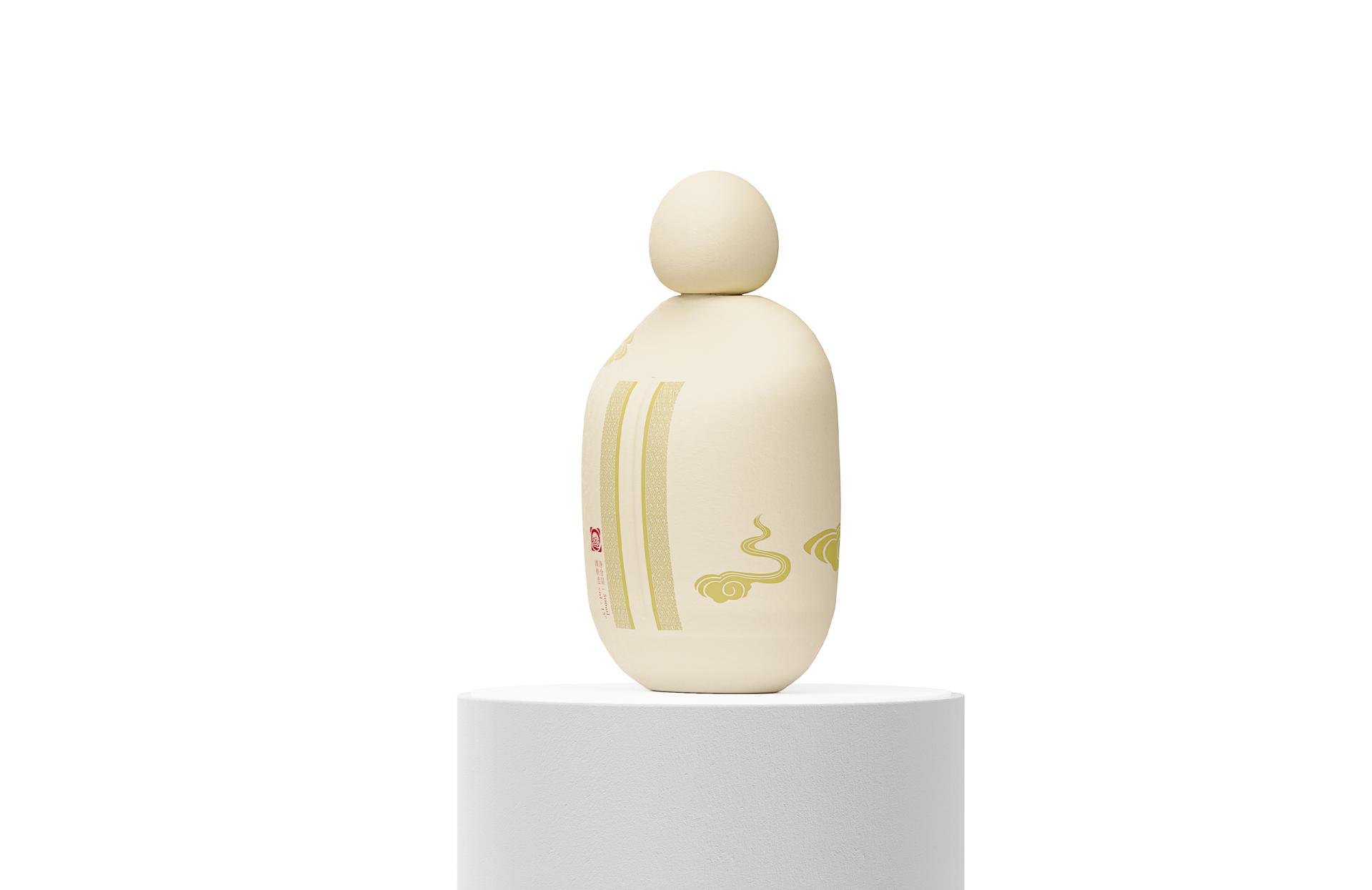 London Design Awards Winner - Fu Ning Detong yellow rice wine packaging