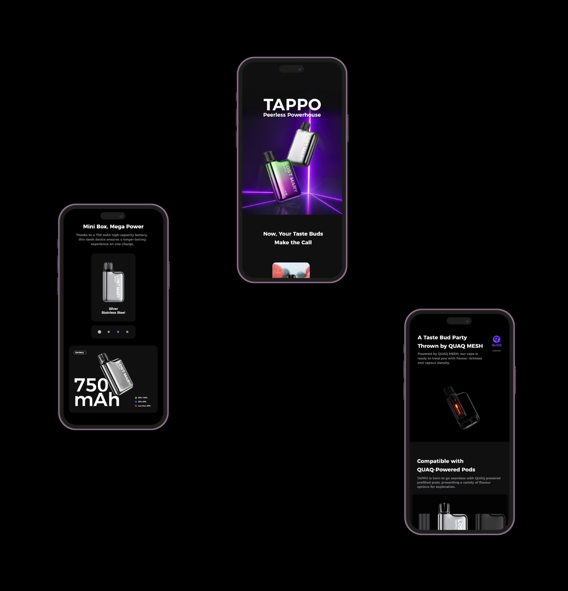London Design Awards Winner - TAPPO Visual Design