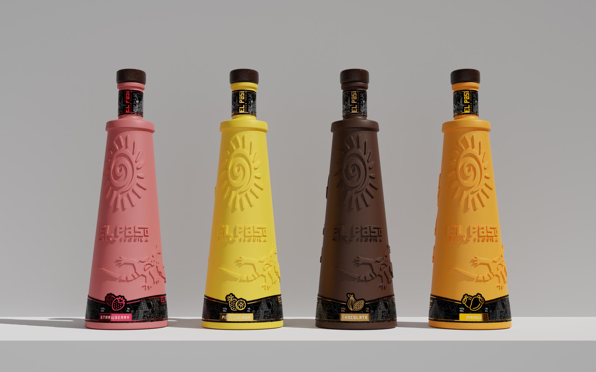 London Design Awards Winner - EL PASO “Luxurious Cream Tequila”